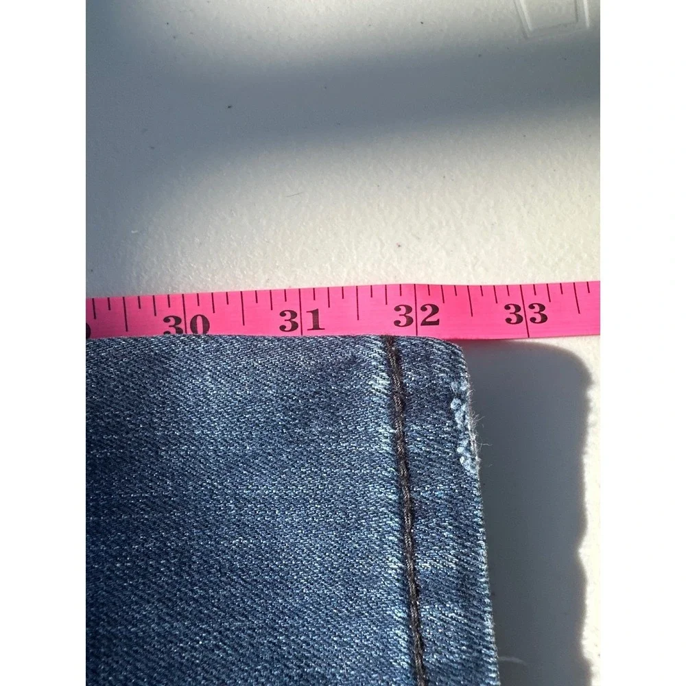 Blac Label Authentic Mens Jeans 40 Dark Wash‎ Distressed Snakeskin Trim Straight